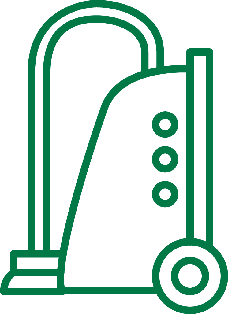 Power washing icon showing a power washing machine