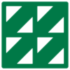 tile icon of striped green tiles